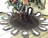 snowman Christmas tree skirt