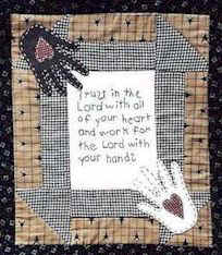 work for the Lord wall hanging pattern